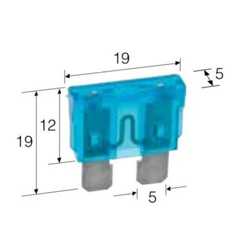 Narva 25 Amp White Standard ATS Blade Fuse - Pack of 5