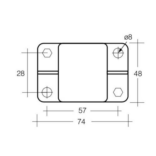 Narva 120 Amp High Amp Automatic Resetting Circuit Breaker - Pack of 1