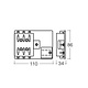 Narva 6-Way Standard ATS Blade Fuse Block with Single Grounding and Power-In Terminals