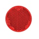 Narva Red Retro Reflector 42mm dia. with Self Adhesive - Blister Pack of 2