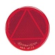 Narva Red Retro Reflector 65mm dia. with Self Adhesive - Bulk Pack of 50