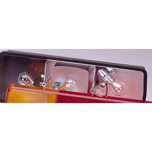 Narva Rear Stop/Tail, Direction Indicator Lamp with In-built Retro Reflector & BC Globe Holders - Blister Pack of 1