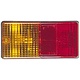 Narva Rear Stop/Tail, Direction Indicator Lamp with Licence Plate Option and In-built Retro Reflector