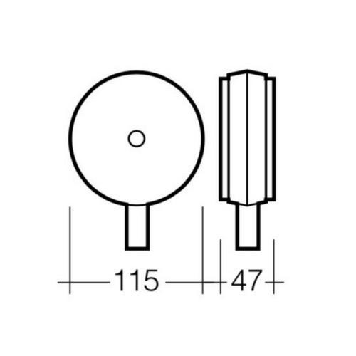 Narva Round Side Direction Indicator Lamp - Amber