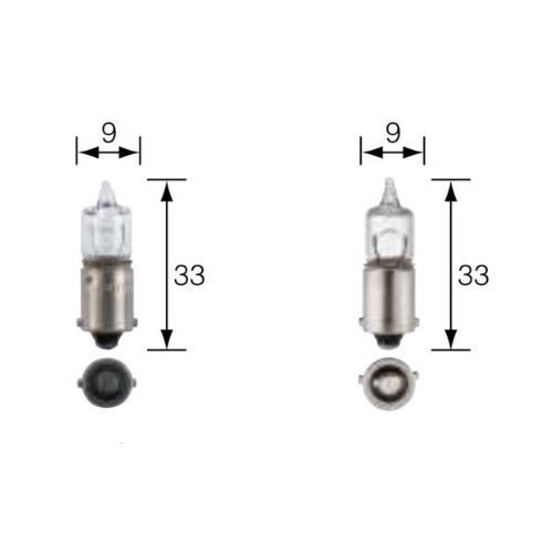 Narva 12V 5W H5W Miniature Halogen Globe (Box of 1)