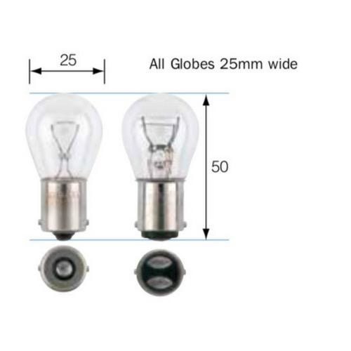 Narva 24V 32CP (25W) BA15S Incandescent Globe (Blister pack of 2)