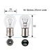 Narva 12V 21/4W P21/4W BAZ15D Incandescent Globe (Blister pack of 2)