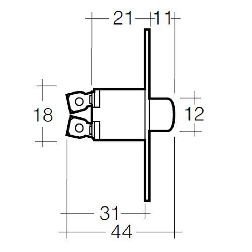 Narva Universal Door Switch - Mounting Opening 18mm Diameter - Bulk Pack of 20