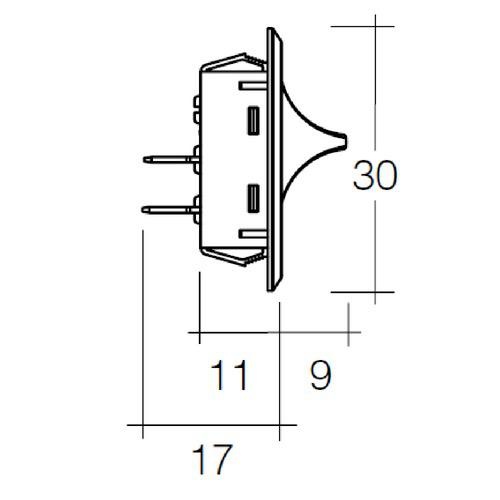 Narva Off/On Slide Switch - Blister Pack