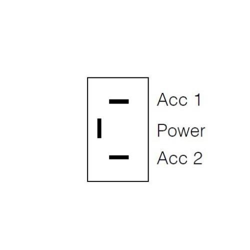 Narva Momentary (On)/Off/Momentary (On) Heavy-Duty Toggle Switch - 20A at 12V, 10A at 24V