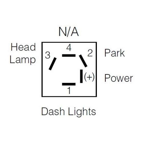 Narva Off/On/On Rotary Headlamp Switch - 20A at 12V, 10A at 24V