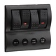 Narva 4-Way L.E.D Switch Panel with Fuse Protection