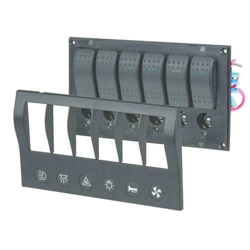 Narva 6-Way L.E.D Switch Panel with Circuit Breaker Protection