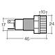 Narva 12V Pilot Lamp with L.E.D - 0.02A at 12V