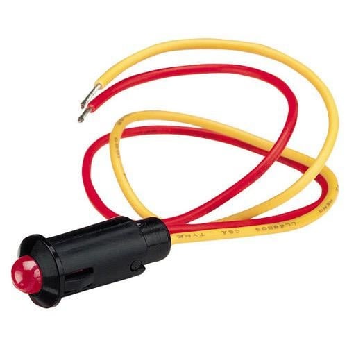 Narva 12 Volt Pilot Lamp Pre-wired with Red L.E.D