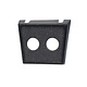 Narva Dual Hole Plastic Switch Panel