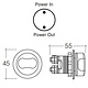 Narva Rotary Battery Master Switch - with Removable Keyed Knob