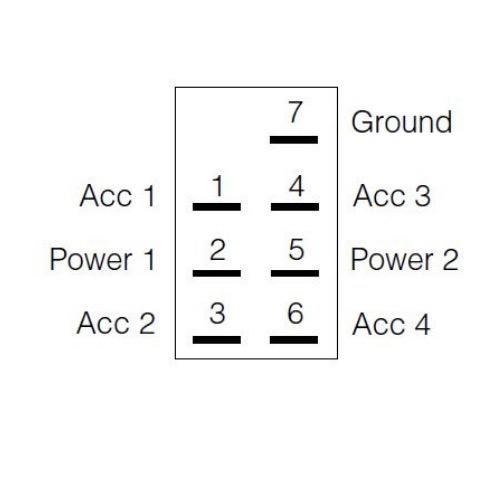 Narva 12/24V On/On L.E.D Illuminated Sealed Rocker Switch - Blue