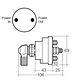 Narva Battery Master Switch Lever Type with Indexing Post