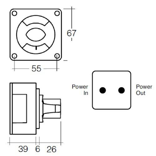 Narva Battery Master Switch, Rotary Style