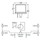 Narva 12 Volt 2 Pin Thermal Flasher - Max load: 6 x 32CP (24 watt globes)