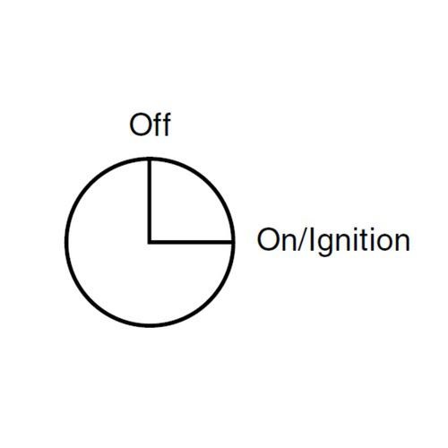 Narva Off/On Ignition Switch - 6A at 12V - 19mm Dia.