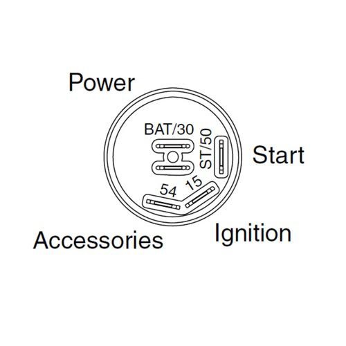 Narva 4 Position Ignition Switch - 25A Ignition