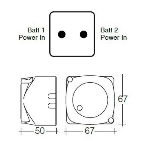 Narva 12 Volt 140 Amp Voltage Sensitive Relay