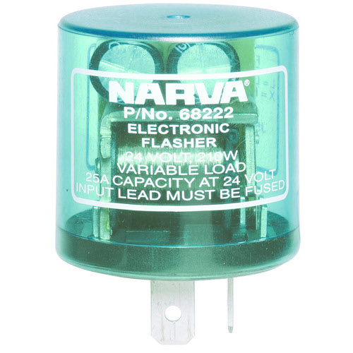 Narva 24 Volt 2 Pin Electronic Flasher - Max load: 10 x 21 watt globes