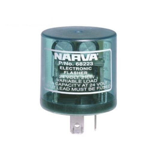 Narva 24 Volt 3 Pin Electronic Flasher - Max load: 10 x 21 watt globes