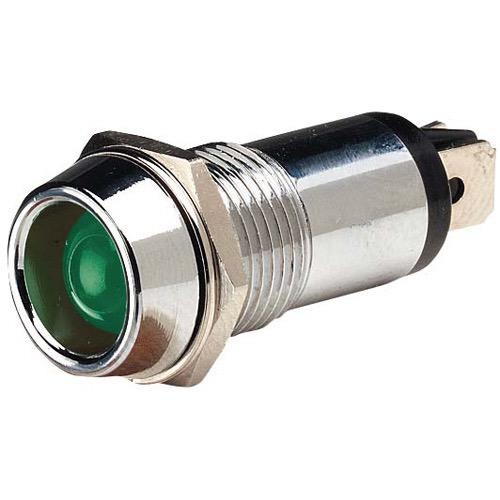 Narva 12V Chrome Pilot Lamp w/ L.E.D - 0.02A at 12V