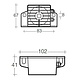 Narva Compact Self-Adjusting Reversing Alarm 12 or 24 Dual Voltage 77-102 Decibels