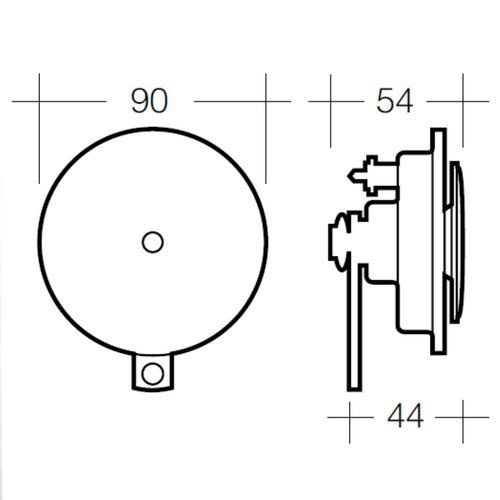 Narva 12 Volt Low Tone Disc Horn