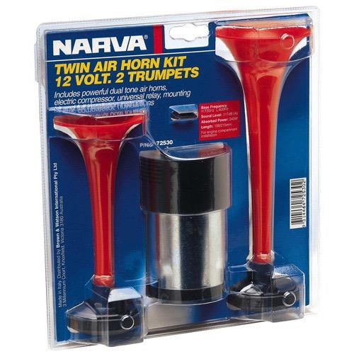 Narva 12 Volt Twin Air Horn Kit