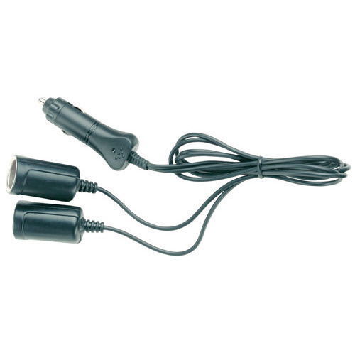 Narva Cigarette Lighter Plug w/ Extended Leads & Twin Accessory Sockets
