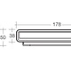 Narva 9-32 Volt 7" Navigata L.E.D Marine Single Row Light Bar - 3000 Lumens