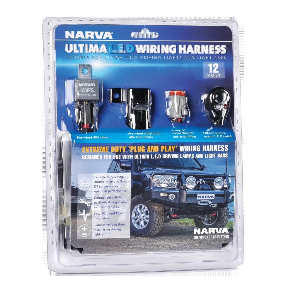 Narva 12V Ultima L.E.D Driving Light Wiring Harness