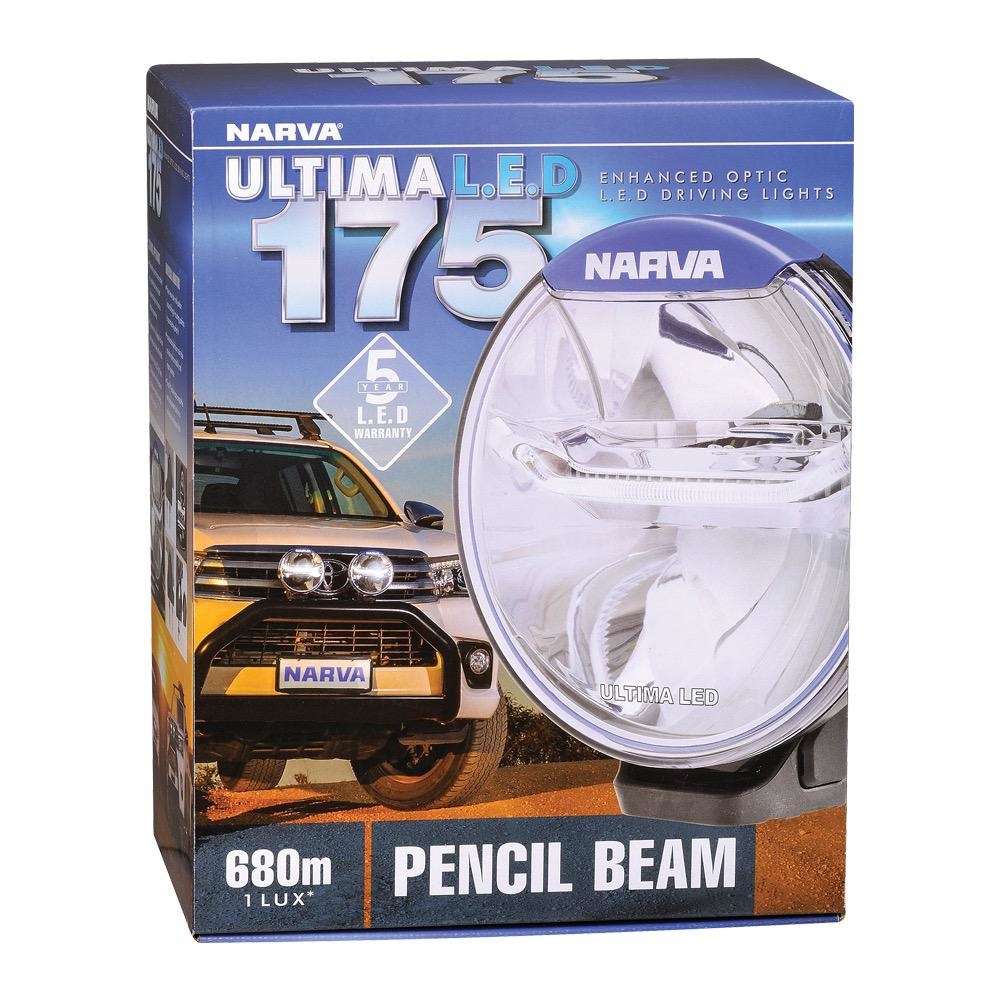 Narva Ultima 175 L.E.D Pencil Beam Driving Light 9-33V 30W - 3800 Lumens