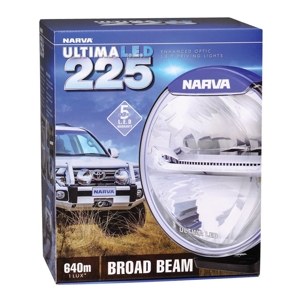 Narva Ultima 225 L.E.D Broad Beam Driving Light  9-33V 45W - 5700 Lumens