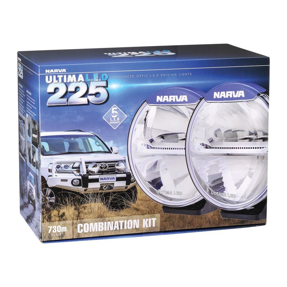 Narva Ultima 225 L.E.D Combination Driving Light Kit 9-33V 90W - 11400 Lumens