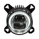 Narva 9-33V L.E.D Low Beam Headlamp Assembly with DRL and Position Light 90mm Dia.