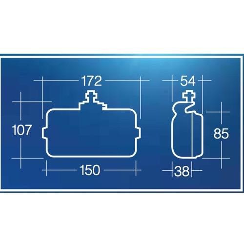 Narva Ultra Compact Driving Lamp Kit - 12 Volt 100W Rectangular - 150 x 85mm