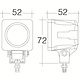 Narva 10-80V L.E.D Work Lamp Spread Beam/Flood Beam - 500 Lumens