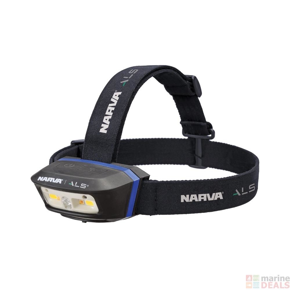 Narva ALS Rechargeable L.E.D Head Lamp - 250 Lumens w/ Green and Red Functions