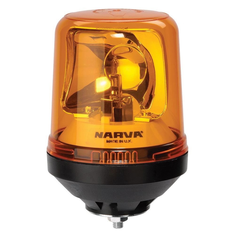 Narva Optimax Rotating Beacon (Amber) Single Bolt Mount 12/24V