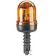 Narva Hi Optics 'Baby Flex' Rotating Beacon (Amber) Pipe Mount 12/24V