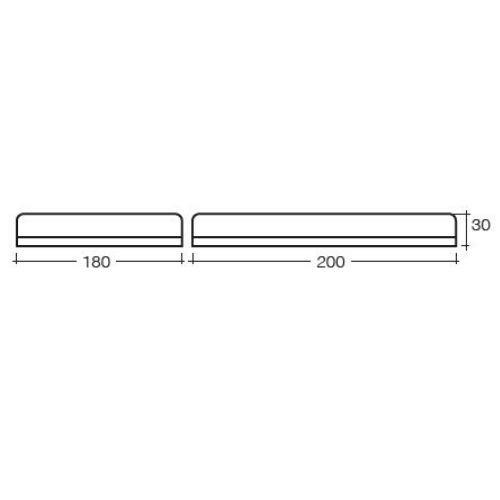 Narva 12/24V Aeromax Mini L.E.D Light Box (Amber) Single Bolt Mount