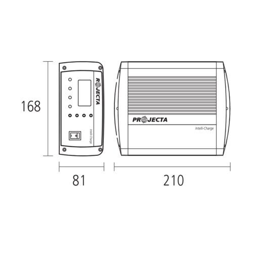 Projecta 12V Automatic 25A 7 Stage RV Battery Charger