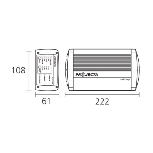 Projecta 12V Automatic 15 Amp 5 Stage Lithium Battery Charger