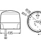 Hella LED Warning Beacon - OptiRAY 2.1 Flashing - Fixed Mount